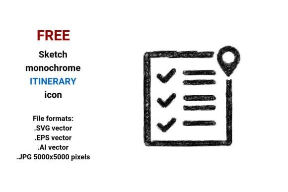 Download FREE Sketch Itinerary Icon - Premium Resources