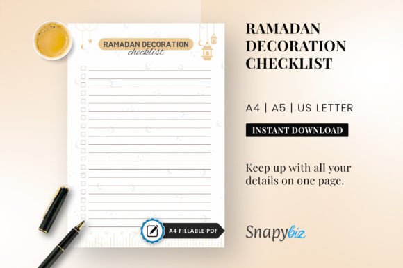 Download Ramadan Decoration Checklist - Checklist Collection