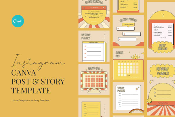 Download Retro Activity Planner Instagram - Premium Resources