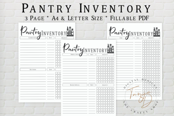 Download Pantry Inventory Checklist, Printable - Checklist Collection