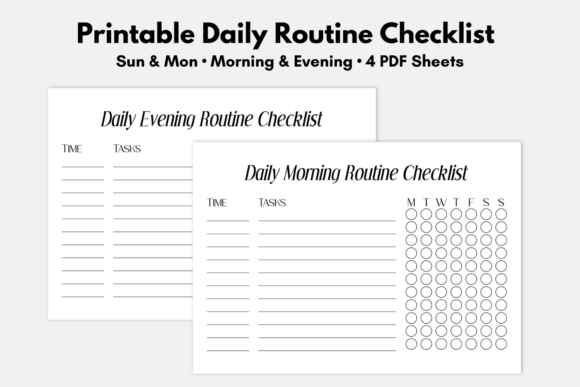 Download Daily Routine Printable Checklist - Checklist Collection