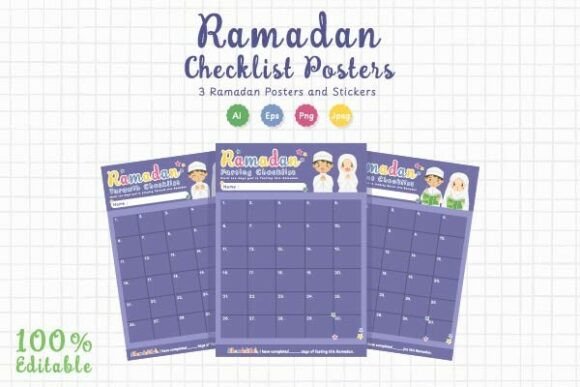 Download Ramadan Printable Checklist Posters Kids - Checklist Collection