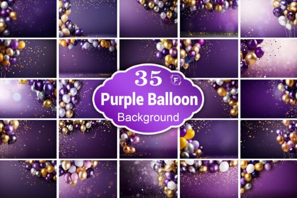 Download Purple Balloon Background - Purple Collection